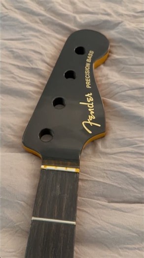 Fender AM Pro II body + Ultra ebony neck #bassdiy