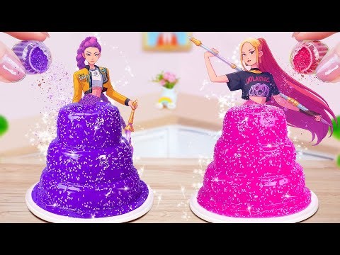 Sparkling Rumi & Mira Princess Cake 🌟💖 Best Mini Princess Cake Recipe Compialtion 🌈Yummy Little Cake