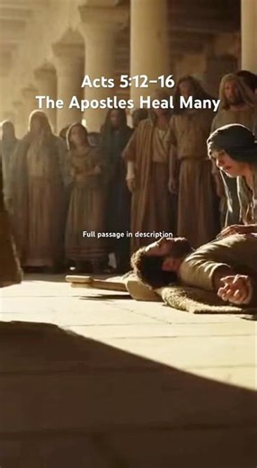 Acts 5:12–16 The Apostles Heal Many