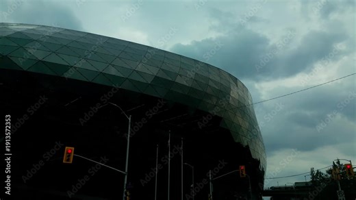 Ottawa Convention Centre, situated in Canada's capital city, provides an optimal setting for hosting meetings and professional events, even during a grim, cloudy summer day.