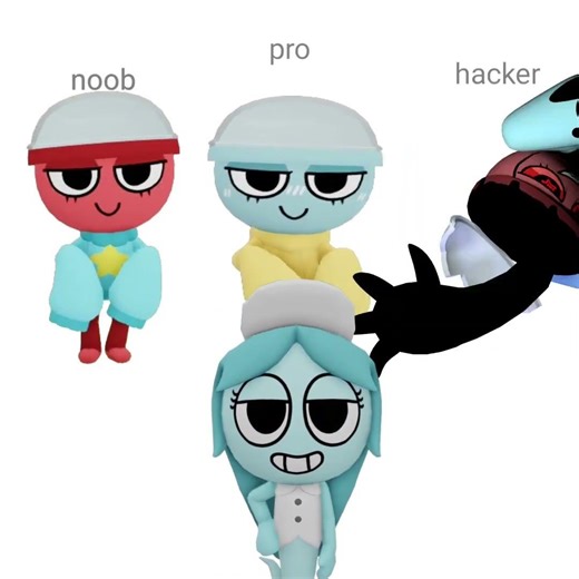 noob vs pro vs hacker😌 (gamblingghost) #dandysworld #roblox #edit #animation