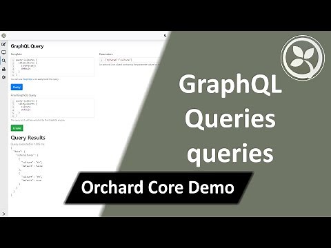 GraphQL Queries queries - Orchard Core Demo