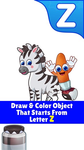 26K views · 167 reactions | ⚫⚪ Z is for Zebra - and the Zippiest way...