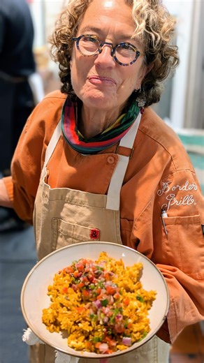 We often have leftover rice at home and this one of my favorite was to use it. Crispy rice with an egg. Either scrambled or fried. And you can use whatever rice you have. It’s super simple but really delicious. #Susanfeniger #Cookingwithfeniger #letsgetcooking #simplerecipes | Susan Feniger