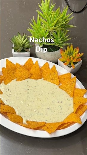 Creamy and Cheesy Nachos Dip❤️🔥…….