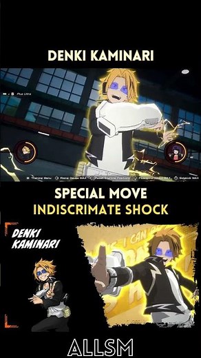 Denki Kaminari INDISCRIMATE SHOCK MY HERO ACADEMIA Alls Justice #anime #myheroacademia