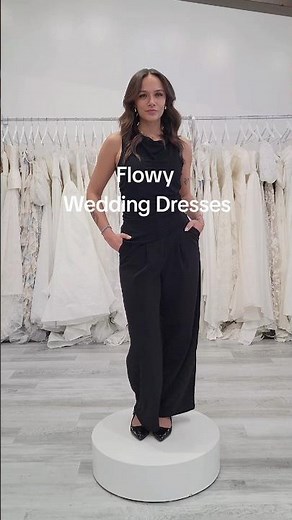 Flowy Wedding Dresses