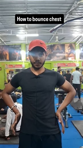 N̶i̶s̶h̶u̶u̶u̶ ⭐ on Instagram: "How to bounce chest ✨ #chest #workout #bounce #chestbounce #viral"