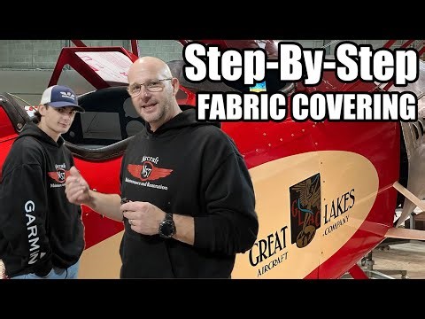 Step-By-Step Wing Covering on the Great Lakes Biplane