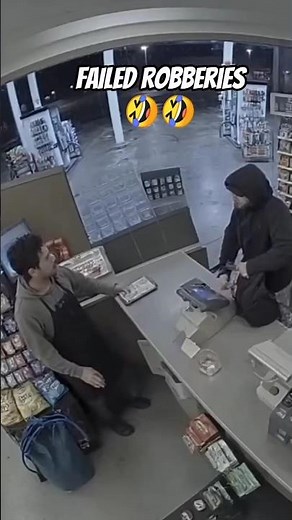Failed Robbery Caught on CCTV Camera | Real Life Footage #funny #humor #fail #shorts #robbery #viral