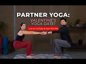 15-Minute Couple Yoga for Deeper Connection & Relaxation | Valentine’s Day Yoga Date