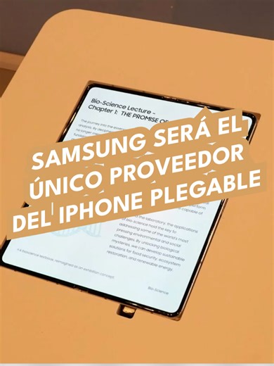 ¡Samsung y Apple se alían! 🤝💰 #celulares #smartphones #android #tecnologia #isamarcial #review #unboxing #noticias #elrecuento #Samsung #Apple #iPhonePlegable