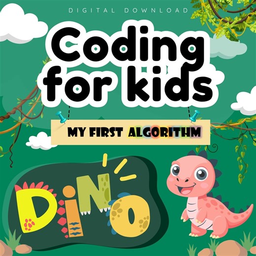 Dinosaur Coding Worksheets Coding Activities for Kids Unplugged Coding - Etsy