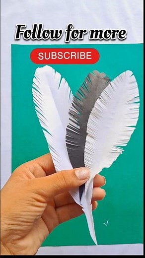 Beautiful Paper Feather 😍 | Easy DIY Craft You Must Try ✂️🔥