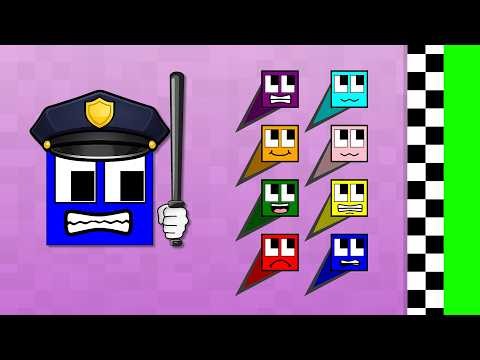 Squares vs Police – Survival Challenge💥🟥
