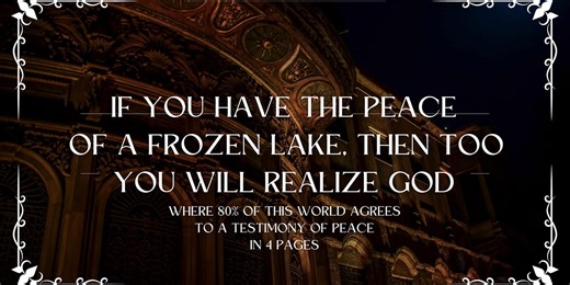Quaker Version of Peace (Of a Frozen Lake)
