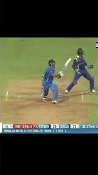 ​MS Dhoni 91* vs Sri Lanka | 2011 World Cup Final Iconic Batting Highlights 🔥