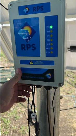 PUMPING water with the power of the sun!