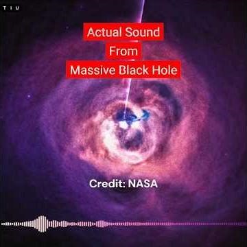 AMAZING WHAT BLACK HOLES REALLY SOUND LIKE!! #universe #space #blackhole #shorts