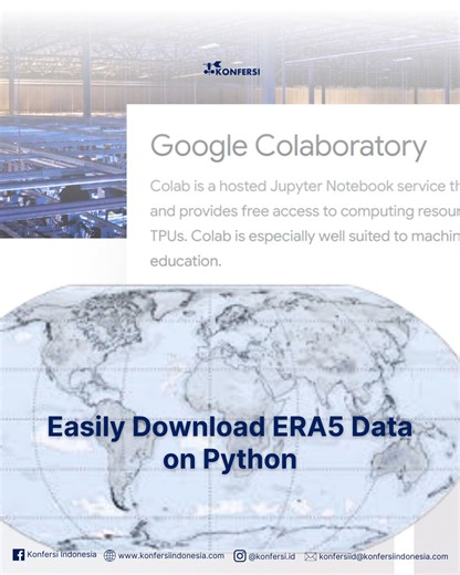 PT. Konfersi Metocean Climate Consultant | We can download CDS data directly from Python using the CDS API. No need to manually browse and click through the website. Just define the... | Instagram