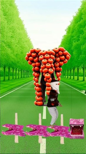 He jump on on pink pac-man face #shorts #youtubeshorts