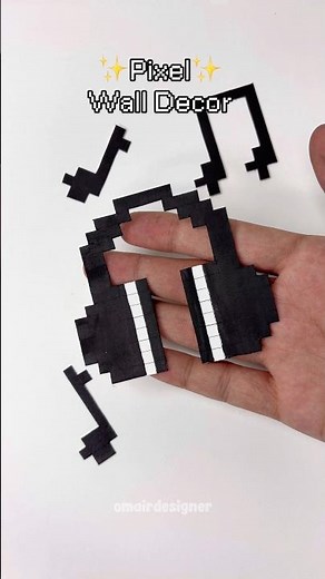 Pixel Art Wall Decor 🎧🎵🎶✨