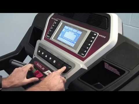 Sole Treadmills - LS Error Calibration