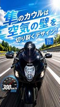 The Hayabusa's cowl is designed to hit 300 km/h