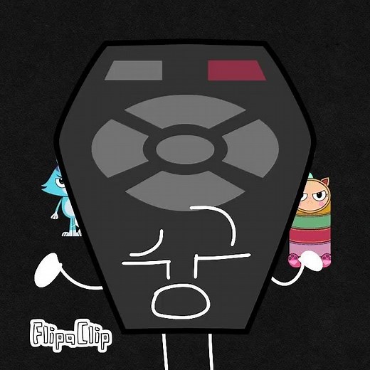 BFDI remote meets gabby cats