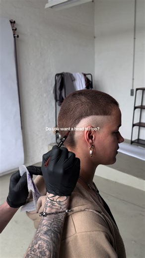 Unique Abstract & Watercolor Head Tattoos