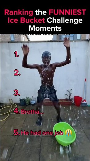 Ranking the FUNNIEST Ice bucket challenge moments 🤣💀