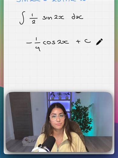 Integrating Sin x Cos A-Level Maths #integration #studytips #revision #stem #maths