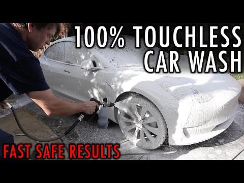 HOW TO CLEAN A CAR WITHOUT TOUCHING IT. FAST AND EASY