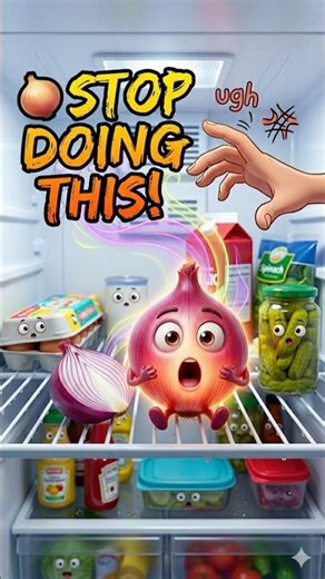 Stop Storing Cut Onions Open in the Fridge 🧅