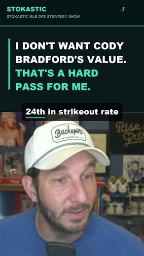 Cody Bradford MIGHT Not Have a Strikeout Prop #shorts