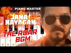 Jana Nayagan - The Roar BGM | Easy Piano Tutorial for Beginners 🎹