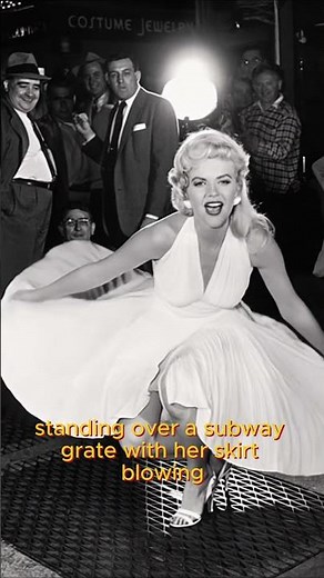 Marilyn’s Skirt EXPLODES Upward! 😲 The SCANDALOUS Shot That Shocked 1954 #Monroe #IconicHollywood