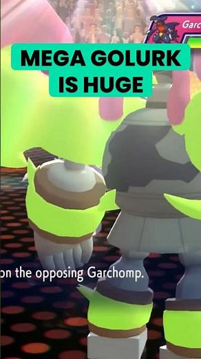 Mega Golurk Covers the Entire Screen in Pokémon Champions 😂