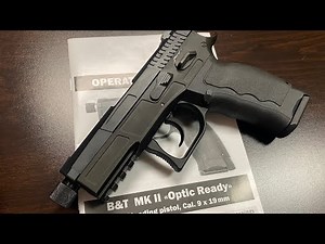 B&T MKII 9mm Suppressor Ready, Optic Ready handgun unboxing & initial impressions.