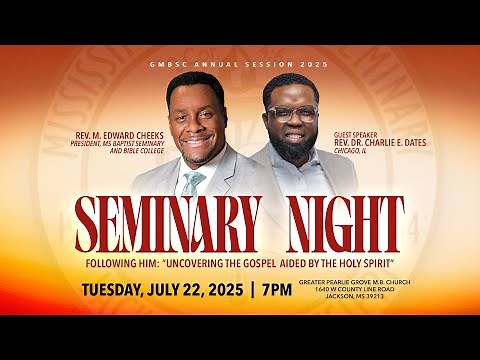 Seminary Night (136th GMBSC Annual Session)