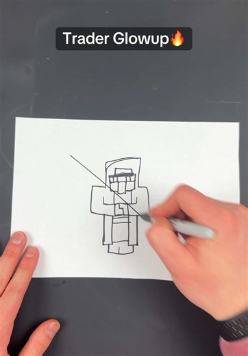 Minecraft Wandering Trader Art Transition Tutorial