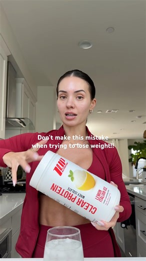 Don’t make this mistake! ￼Mine is clear protein ‪@1UpNutritionSupplements‬ - code Flores to save 20%