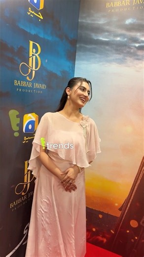 Hiba Bukhari at the grand finale screening of Humrahi at Nueplex Cinema, Karachi