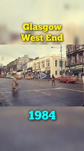 Various scenes around Glasgow's West End shot in 1984. 📷 STV #glasgow | Past Glasgow