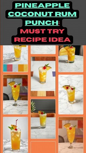 Pineapple Coconut Rum Punch for Any Occasion
