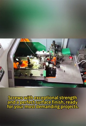 Have you ever wondered how screws are made with such precision and incredible speed? #coldheadingmachine #screw #fastener #machine #production