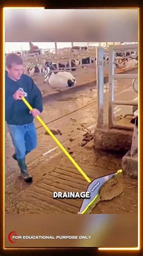 This System Cleans an Entire Cow Barn in Minutes! 🐄💦😳
