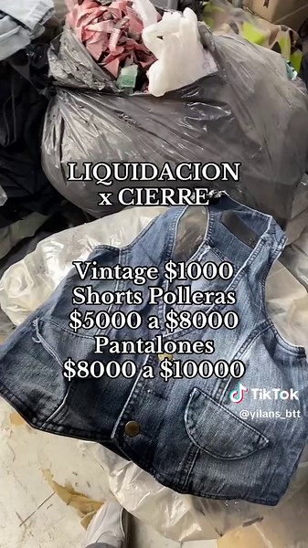 Liquidación de prendas en Acris Jeans Flores
