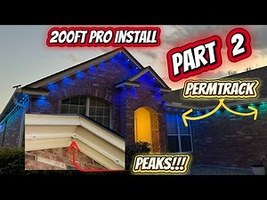 200ft Govee Pro Install w/ PermTrack Part 2 ‪@GOVEE‬ #fyp #diy