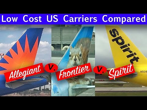 Budget Airlines Comparison - Allegiant vs. Frontier vs. Spirit